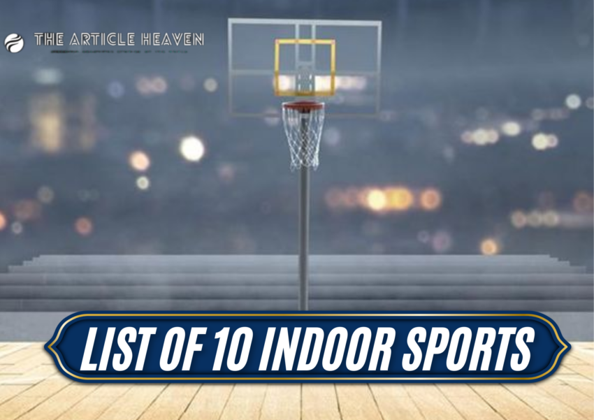 list of 10 indoor sports