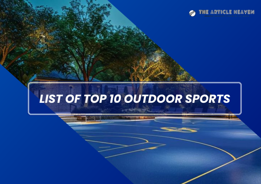 List of Top 10 Outdoor Sports