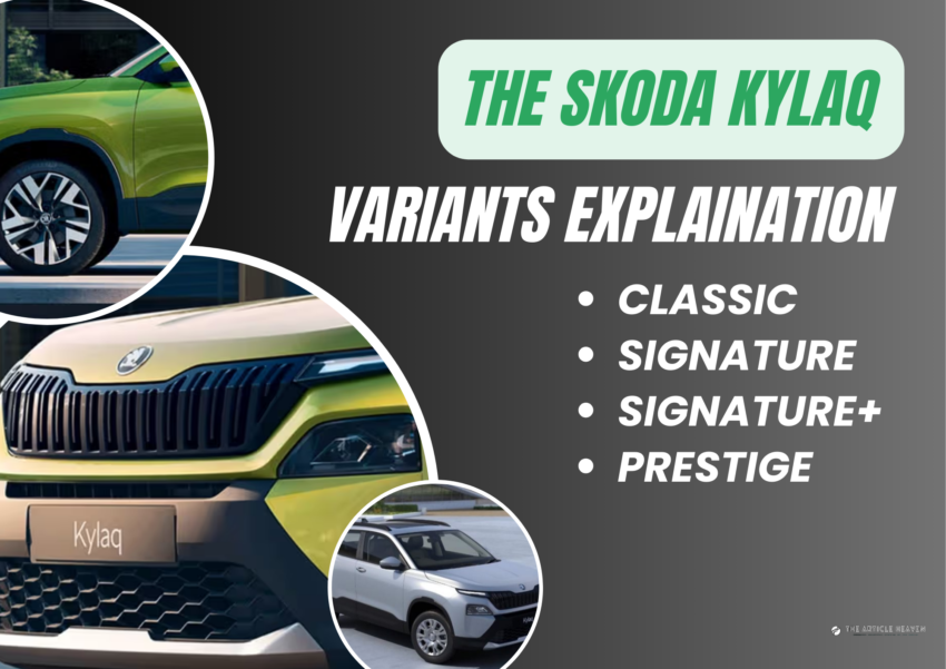 Skoda Kylaq Variants Explain